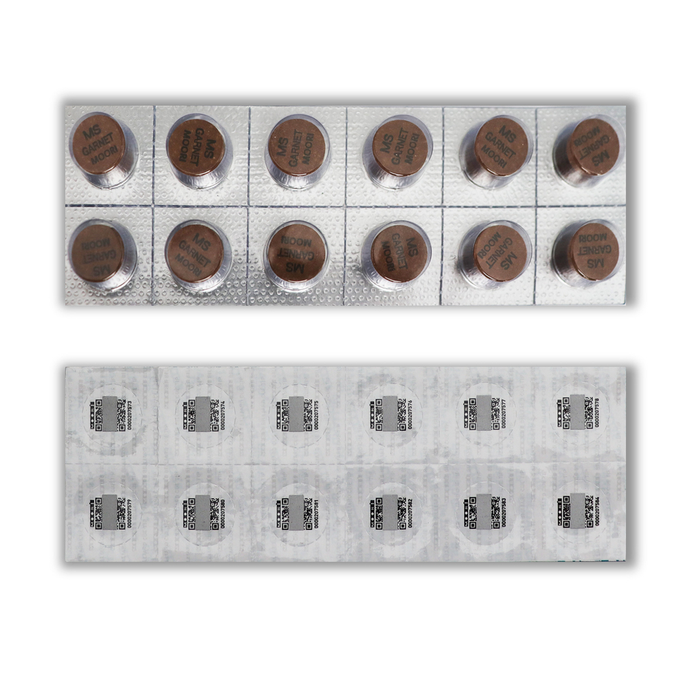 Наклейка MOORI Jewel GARNET 14 мм MS