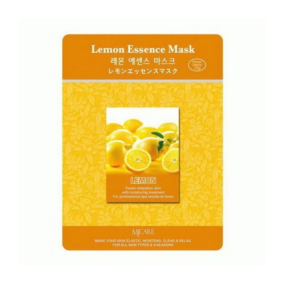 Тканевая маска для лица лимон MIJIN Care Mask