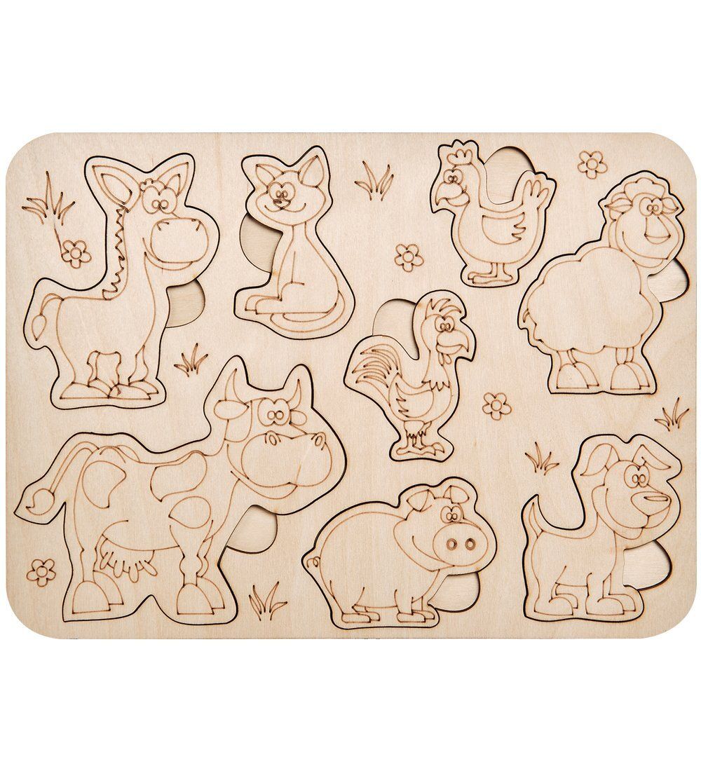 КФ- 93/2 Пазлы «Веселая ферма»