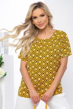 Блуза "Нильда" (горчица) Б5397 LT Collection