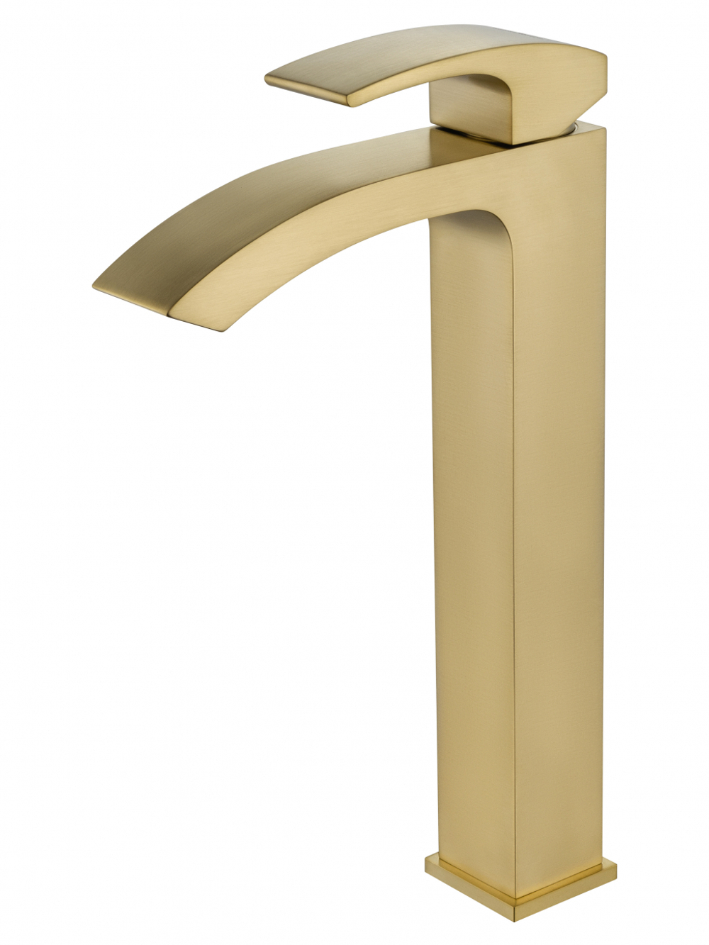 Смеситель для раковины высокий WONZON & WOGHAND FIT, Брашированное золото (WW-88239009-BG)