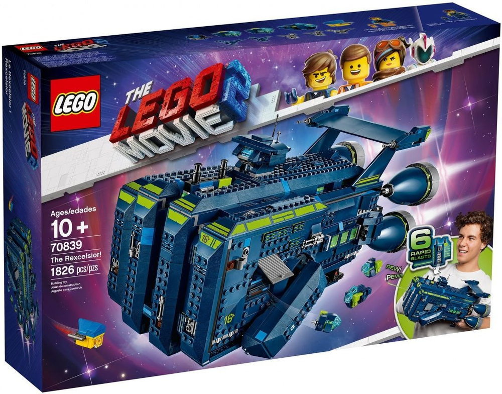 LEGO Movie 2: Рэксельсиор! 70839 — The Rexcelsior! — Лего Муви Фильм