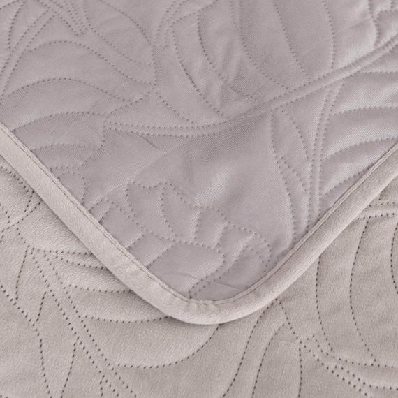 Мелисса (светло серая) Покрывало 160х220