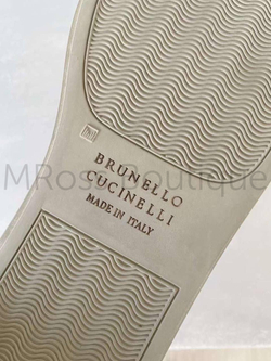 Женские лоферы Brunello Cucinelli с мехом