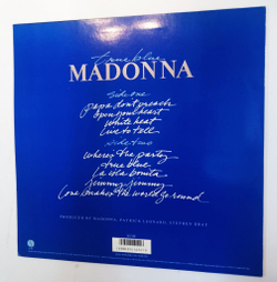 Винтажная виниловая пластинка Madonna True Blue (no OBI Japan 1986) poster