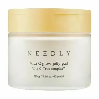 Тонер-пэды для сияния кожи лица NEEDLY Vita C Glow Jelly Pad 60 шт