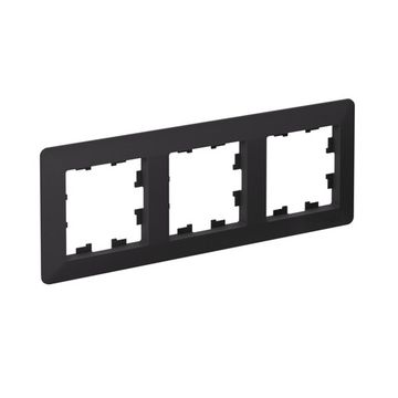 Рамка 3-м AtlasDesign Air карбон/дым. черн. SE ATN221003