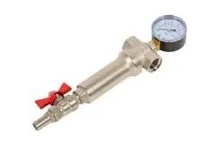 Фильтр самоочищающийся ALTSTREAM ВР 1/2" с манометром 36477