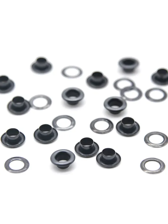 Люверсы 5 мм, черненый металл