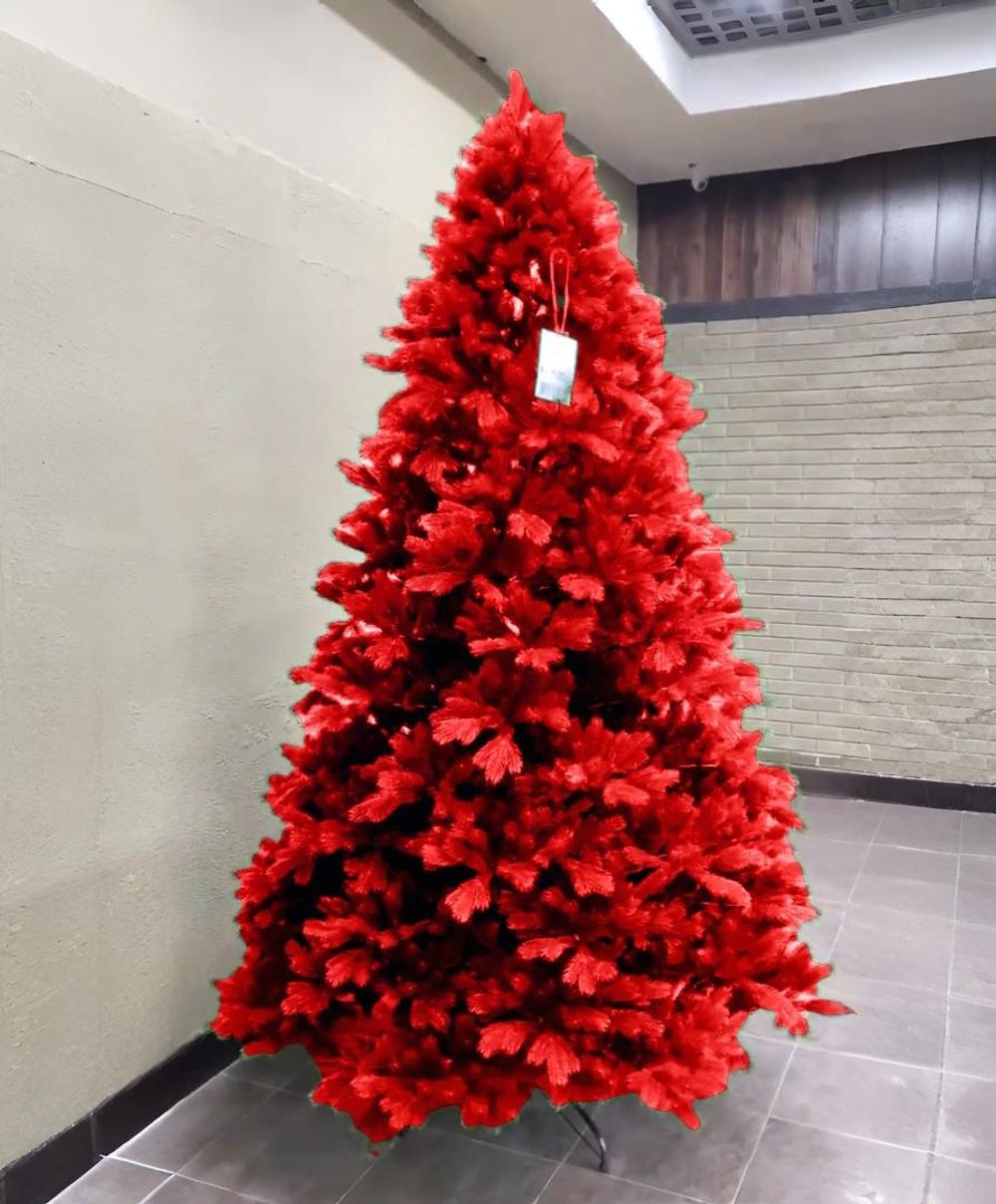 Искусственная красная елка «Королева леса в Красном»