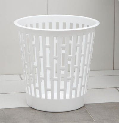 Корзина для мусора «Матрица», 9 л, белая