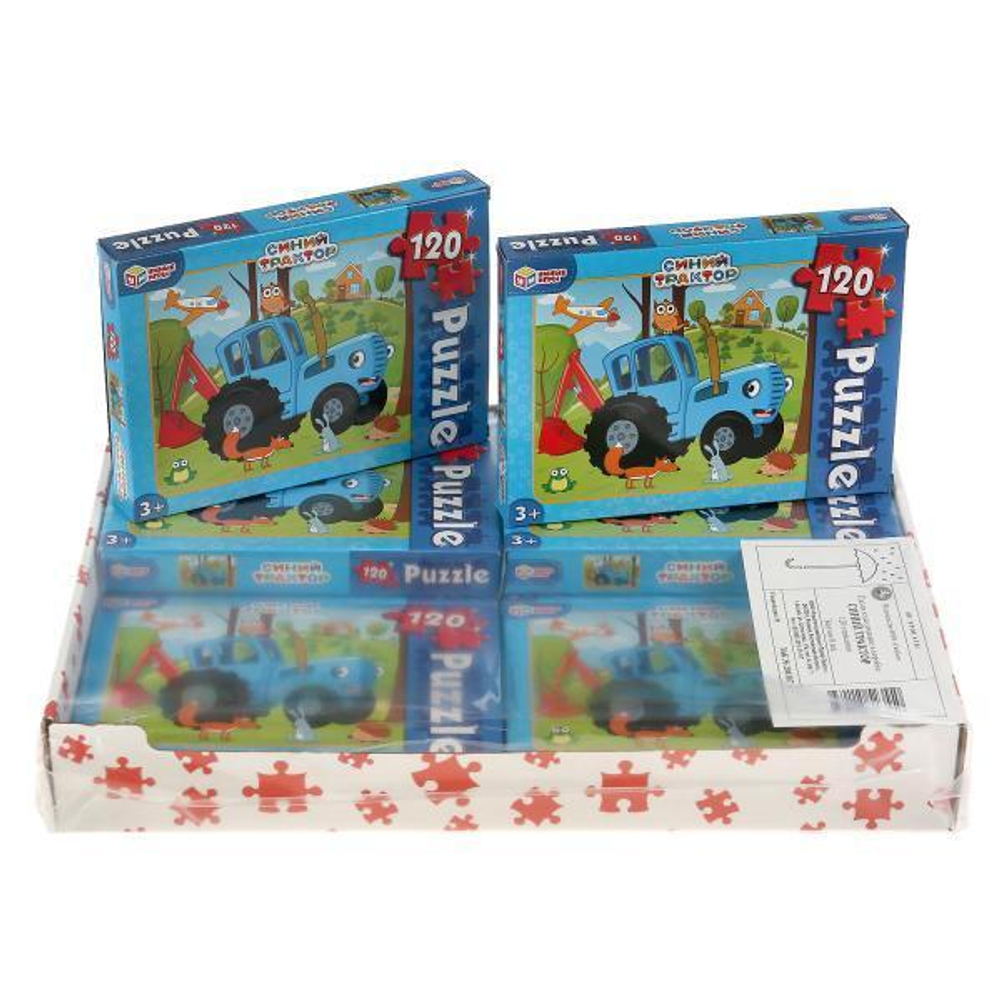 Пазл 120эл. "Синий Трактор" 4630115523550 (Умные игры)