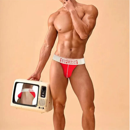 Мужские трусы танга красные BS BS844-8