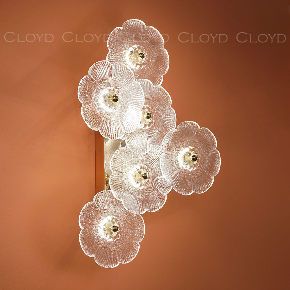 Бра Cloyd SHAMBALA-C W6 / выс. 48 см - золото (арт.20424)