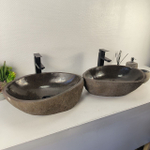 Раковина из речного камня ПАРА! RS-65481 53*39*15 0865