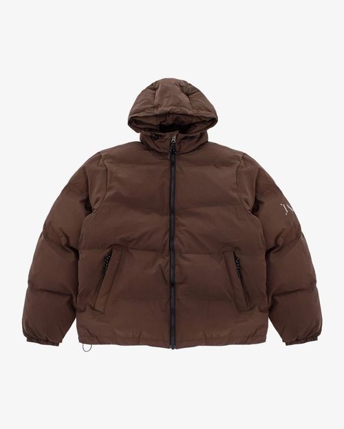 Пуховик Magamaev Macro Hooded Puffer коричневая