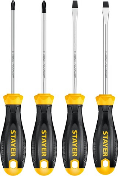 STAYER Hercules, 4 предм., набор отверток (2513-H4)