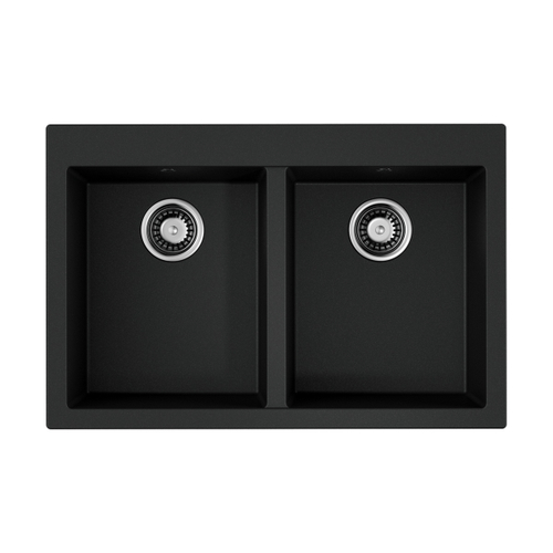 кухонная мойка Omoikiri Bosen 80-2-BL Tetogranit/черный