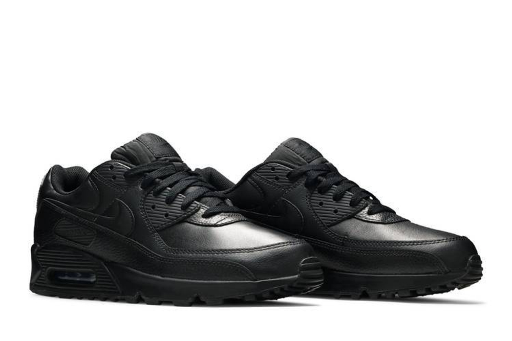 Кроссовки Nike Air Max 90 Leather "Triple Black"