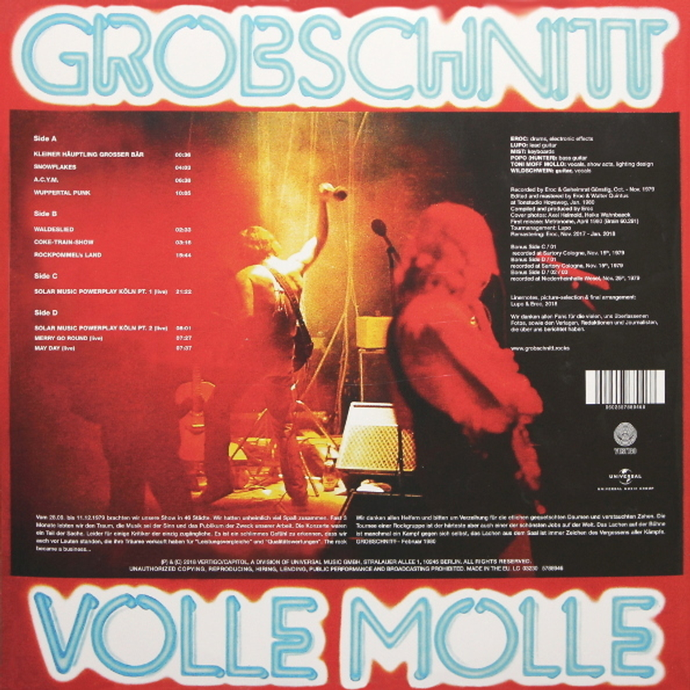 Grobschnitt / Volle Molle (Coloured Vinyl)(2LP)