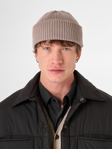 Хлопковая шапка в цвете какао