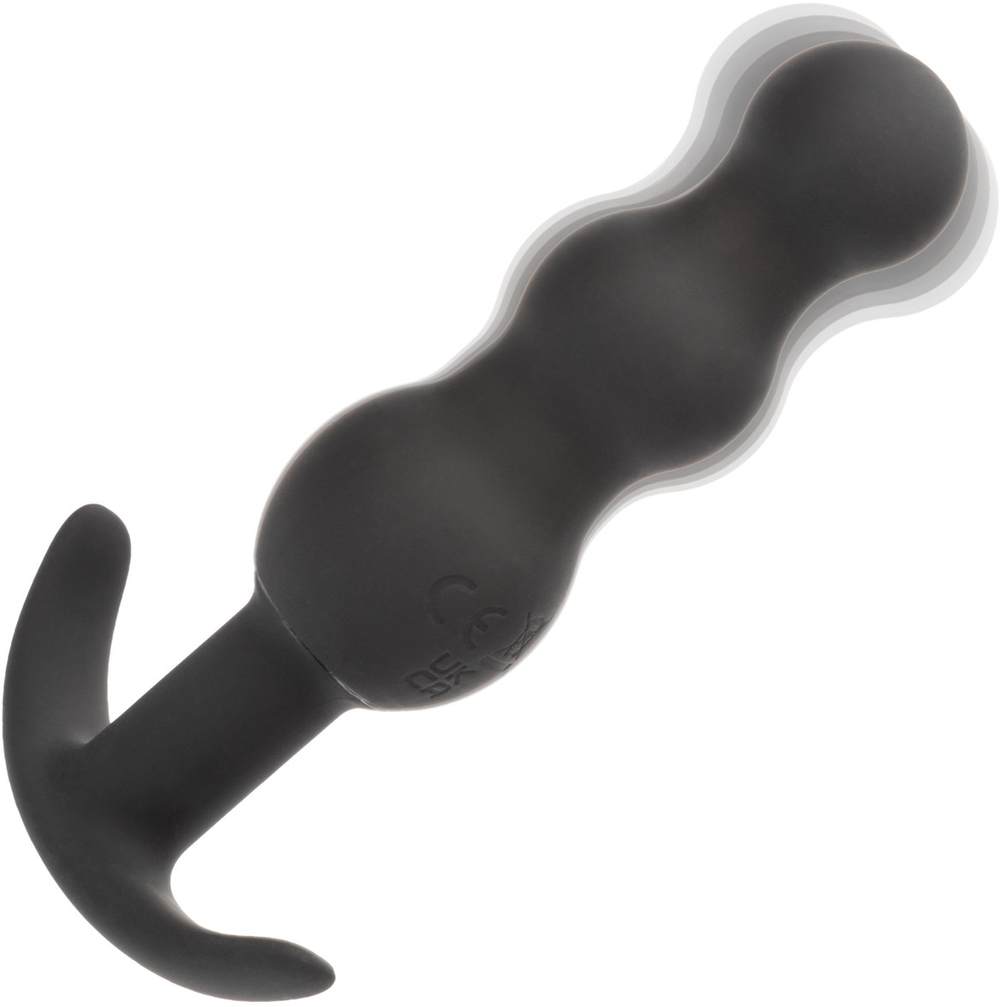 Boundless Vibrating Beaded Plug - Анальная виброёлочка для ношения
