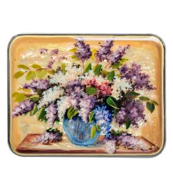 Народные промыслы ШК-55/ 78 Шкатулка «Сирень» исп. Белова