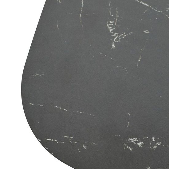 Стол МАТЕРА (MATERA) 160 цвет KL-116 Черный мрамор матовый, итальянская керамика/ ЧЕРНЫЙ