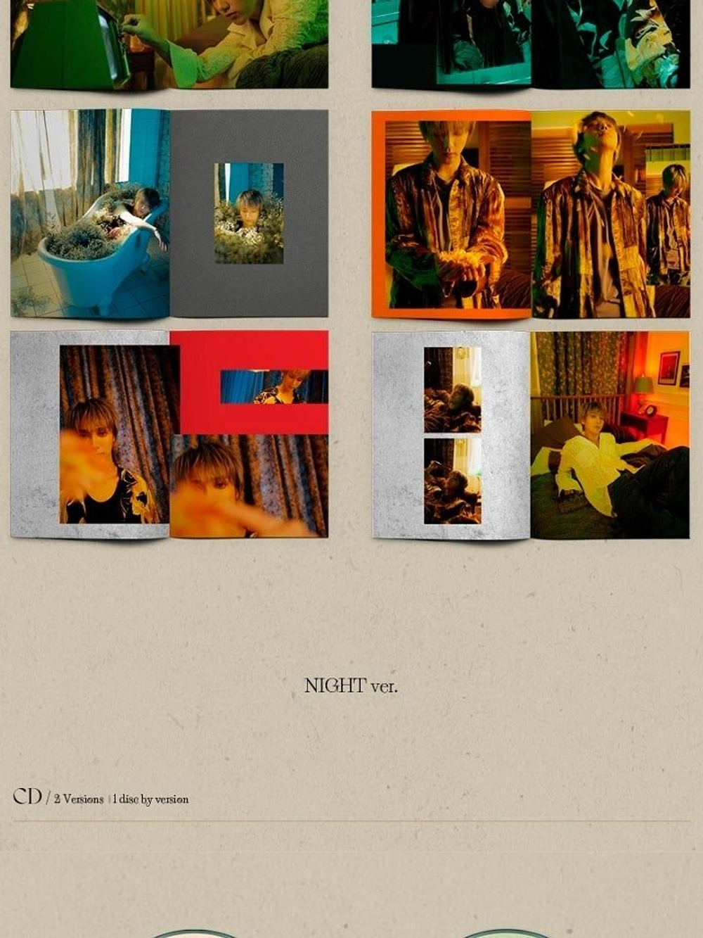 Альбом Super Junior Yesung - Beautiful Night 4th Mini Album PHOTOBOOK Version RANDOM Cover