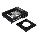 Плитка газовая с цанговым захватом, с переходником ЕРМАК, 34*26*9см