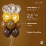 Шар 12" Коричневый, Пастель / Chocolate 076 Sp