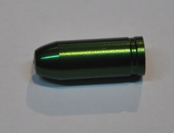 Колпачок для а/v в виде пули, зеленый лайм.