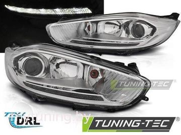 Передние фары True DRL для Ford Fiesta VII (13-16) Chrome