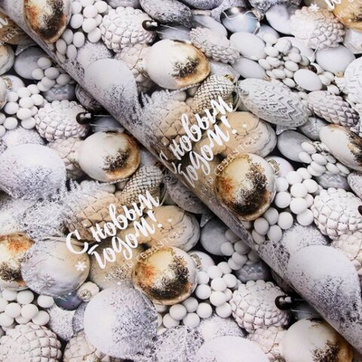 Новый год. Бумага упаковочная глянцевая Мечты сбудутся , 70 х 100 см,1 лист