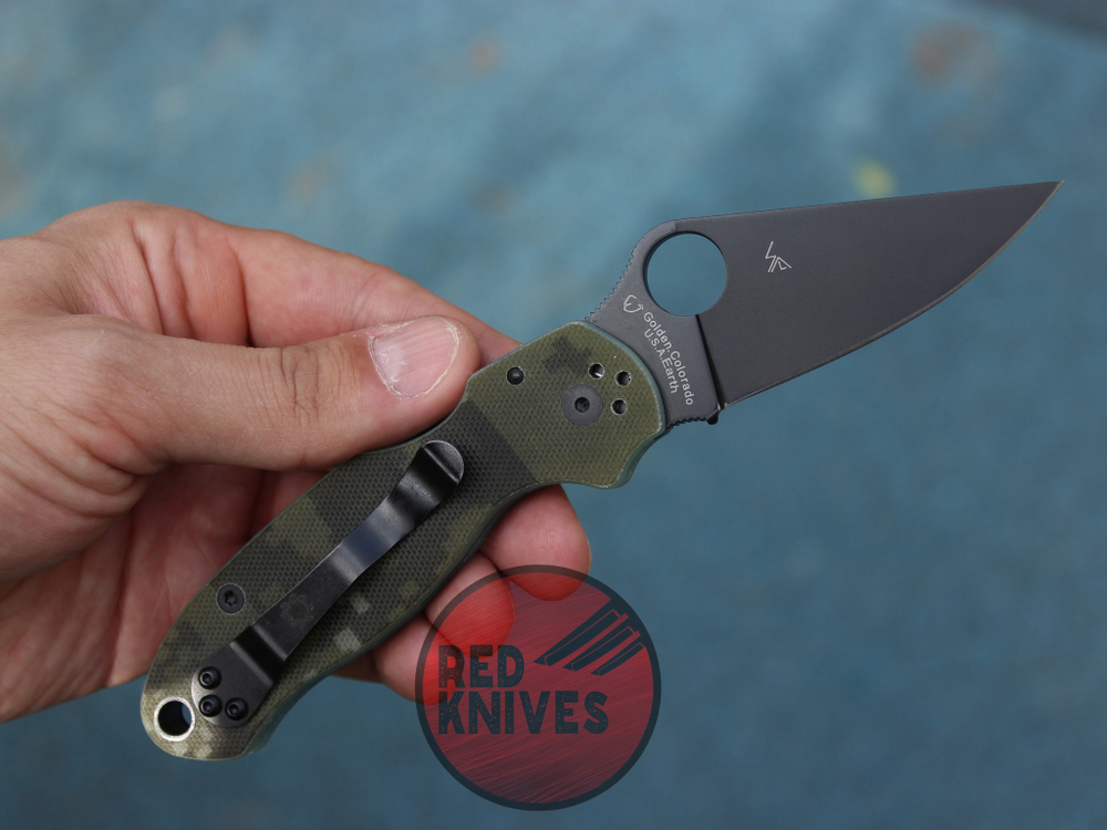 Нож Spyderco Para 3 G10 КМЧ C223GCMOBK
