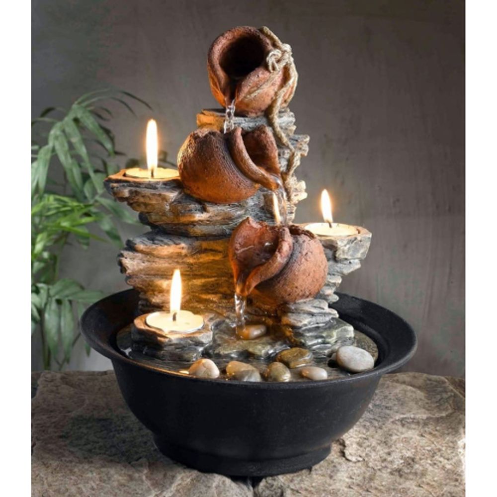 GAWF00716 GREEN APPLE фонтан настольный Свечи | Фонтаны Green Apple