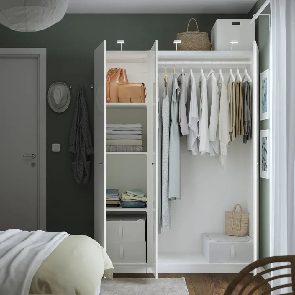 Гардероб - IKEA PAX/FARDAL/ ПАКС/ФАРДАЛЬ ИКЕА, 150x60x201 см, белый