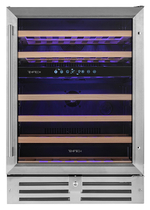 Винный шкаф Temptech Premium WPQ60DCS нерж. сталь