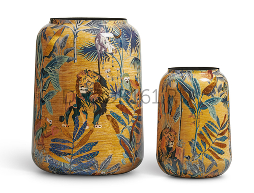 Кашпо TREEZ Effectory Savage Garden Дизайн-ваза King в-43 см, д-26 см 41.33-25-24-125-OR-43