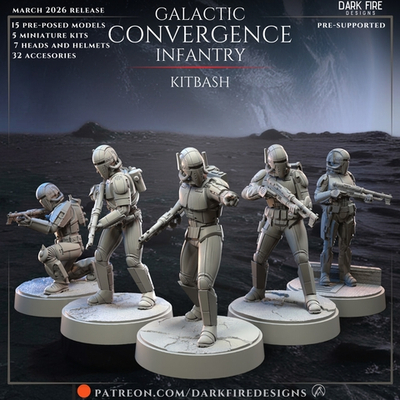 Star Wars/Galactic Convergence Infantry - Kitbash