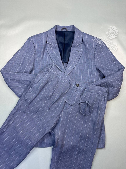 Льняной костюм Brunello Cucinelli