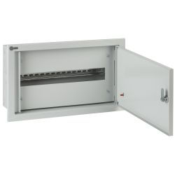 Корпус металлический встраиваемый ЭРА ЩРВ-18 (330х250х120) IP31 УХЛЗ серый | Корпуса металлические модульные