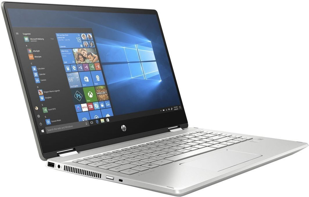 Ноутбук HP Pavilion x360 14-dh1015ur 14; 1920x1080 (Full HD) сенсорный/ Intel Core i5 10210U, 1600 МГц/ 8 Гб DDR-4/ 256 Гб SSD/ Intel UHD Graphics, Wi-Fi/ Bluetooth, Cam/ Windows 10 Home / серебристый 1B2Q9EA