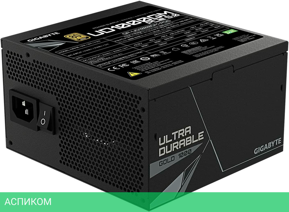 Блок питания Gigabyte GP-UD1000GM PG5 80+ gold ATX 1000W