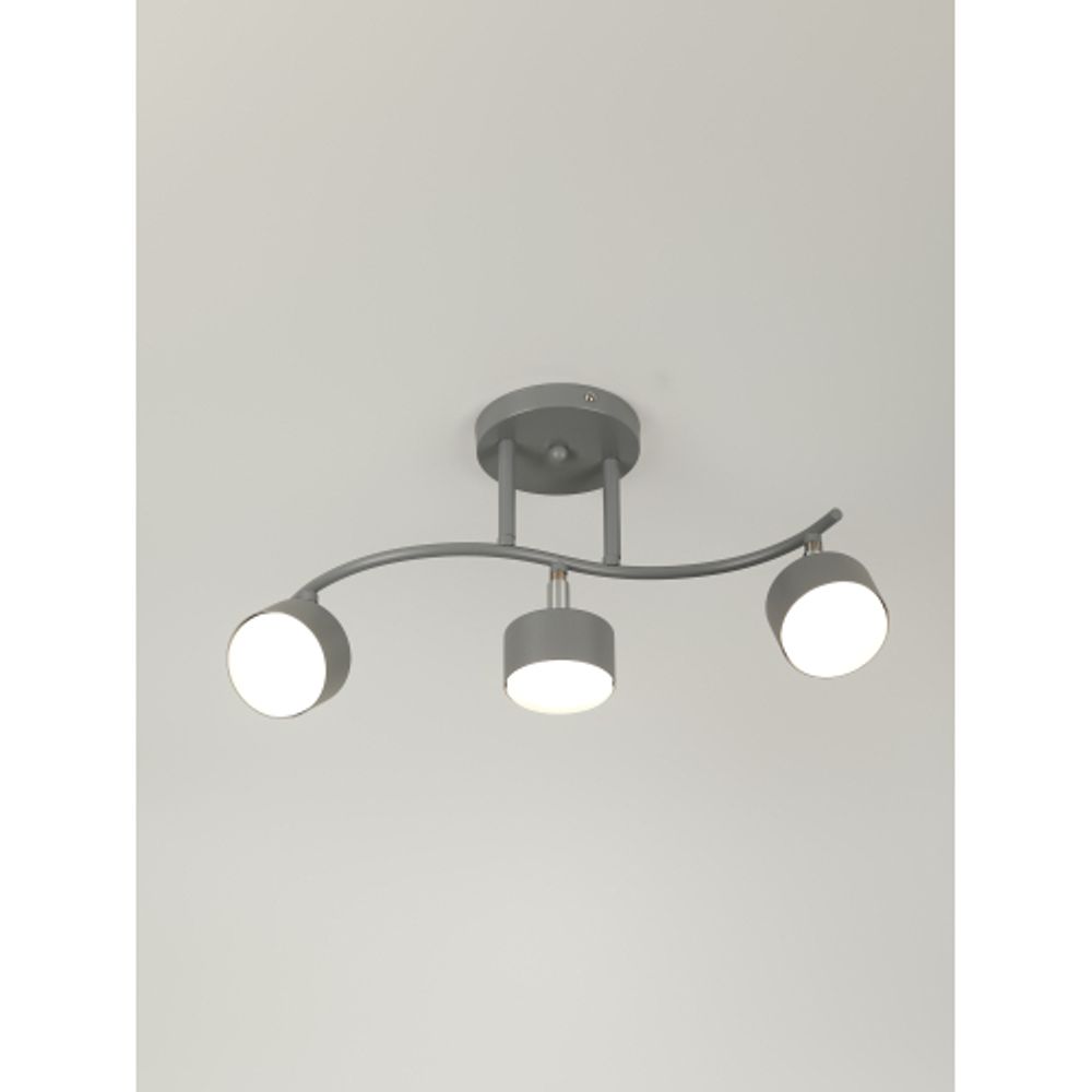 Светильник настенно-потолочный спот Rivoli   7077-703 3хGX53 15 Вт поворотный