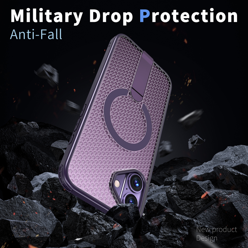 Прозрачный чехол Mesh Pro Magnetic Case для iPhone 16