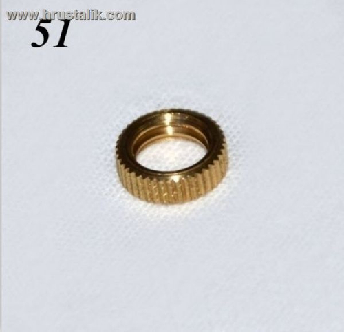 Гайка стопорная. Диам.10мм. Резьба М10 (№51)