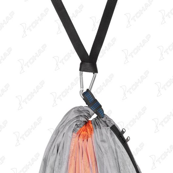 Гамак без планок 140х260см с москитной сеткой нейлон 210T (N-MH-GG) NISUS