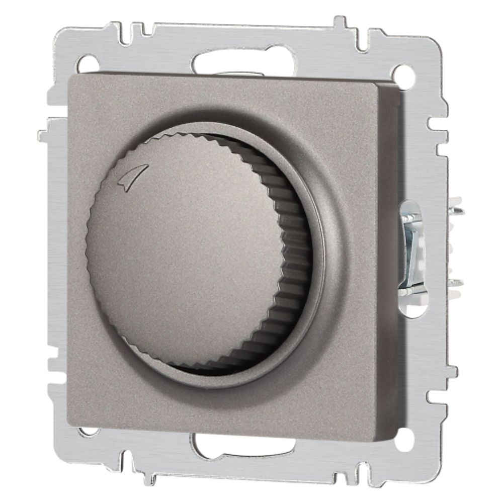 Светорегулятор Intro Accent 6-401-09 поворотный, 600Вт 230В, IP20, СУ, титан | Intro