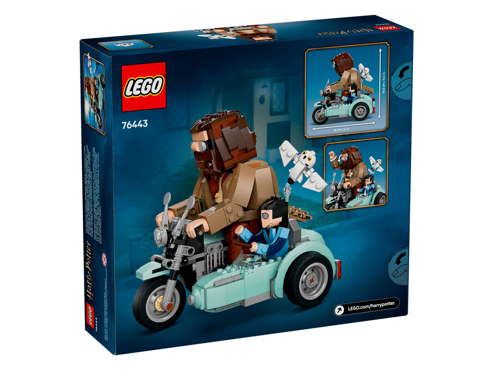 LEGO Harry Potter 76443 «Поездка Хагрида и Гарри на мотоцикле» — культовая сцена
